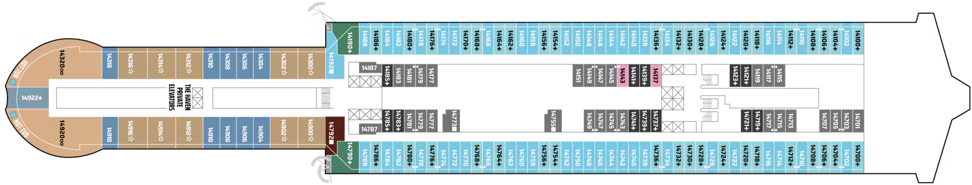Deck 14 plan